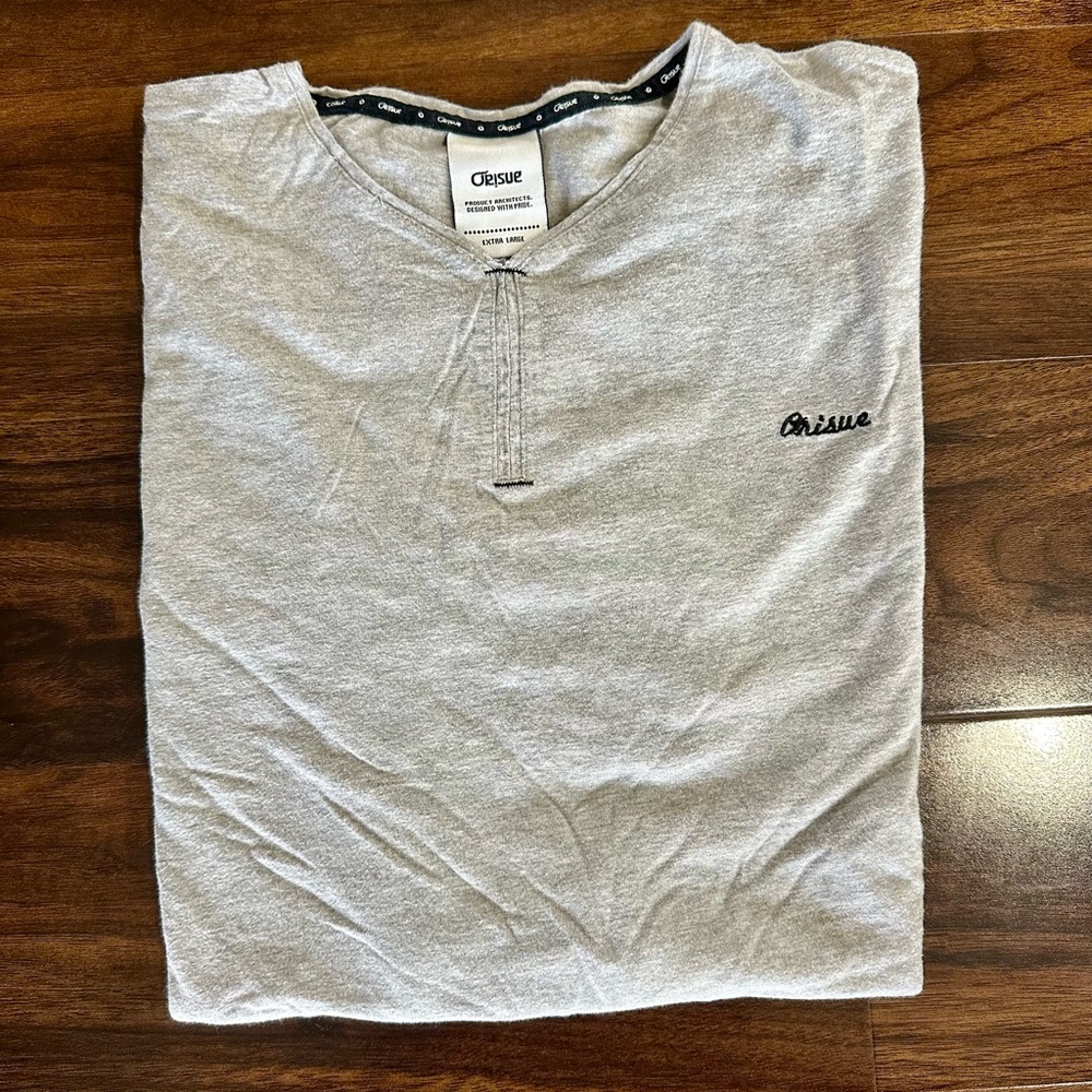 Light Gray Long Sleeve Men's Tee